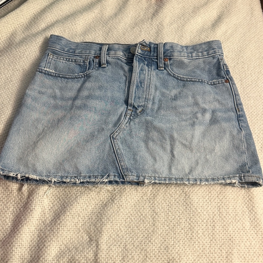 Madewell mini skirt